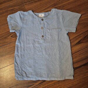Kids Size 6 Ira Love Mae Linen Shirt